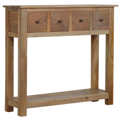 4 Drawer Country Console