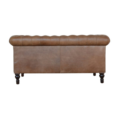 Buffalo Leather Chesterfield Sofa