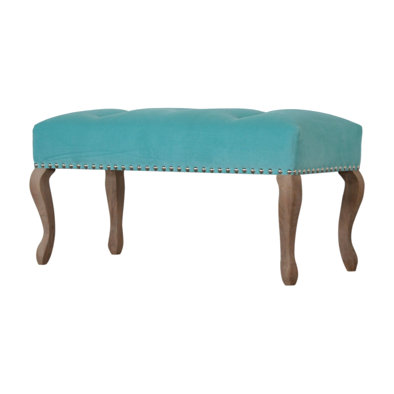 Aqua French Style Bench