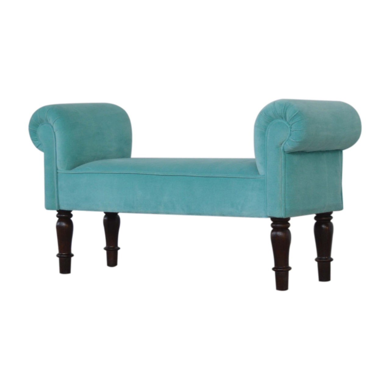 Aqua Velvet Bench