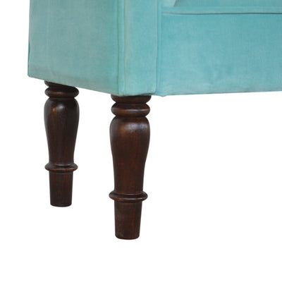 Aqua Velvet Bench