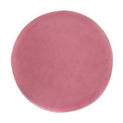 Large Pink Footstool with Gold Base