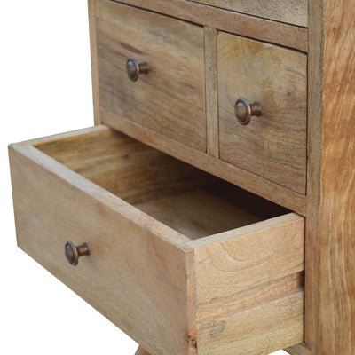 Nordic Style 4 Drawer Multi Bedside