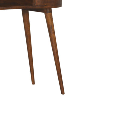 Chestnut Rounded Writing Desk