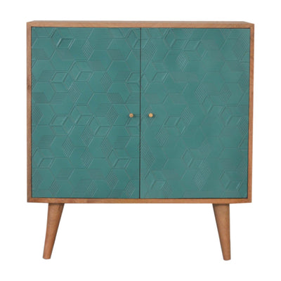 Acadia Teal Cabinet