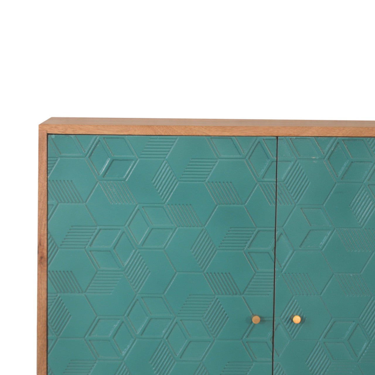 Acadia Teal Cabinet