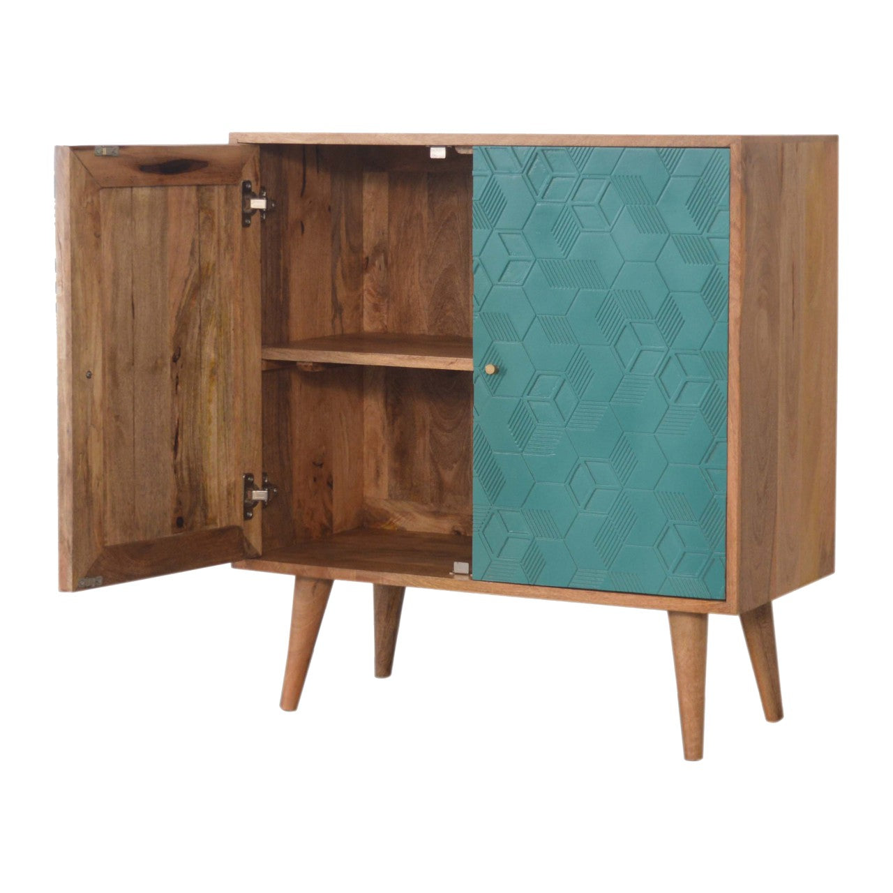 Acadia Teal Cabinet