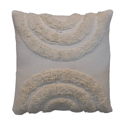 Arched White Cushion Set of 2