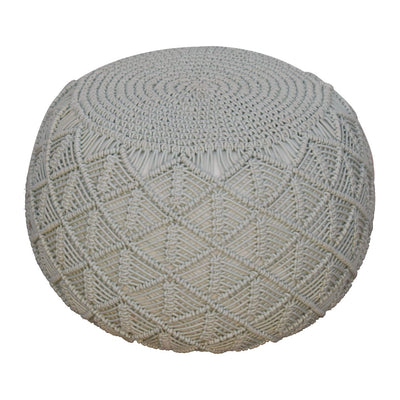 Ansley Sage Green Pouffe