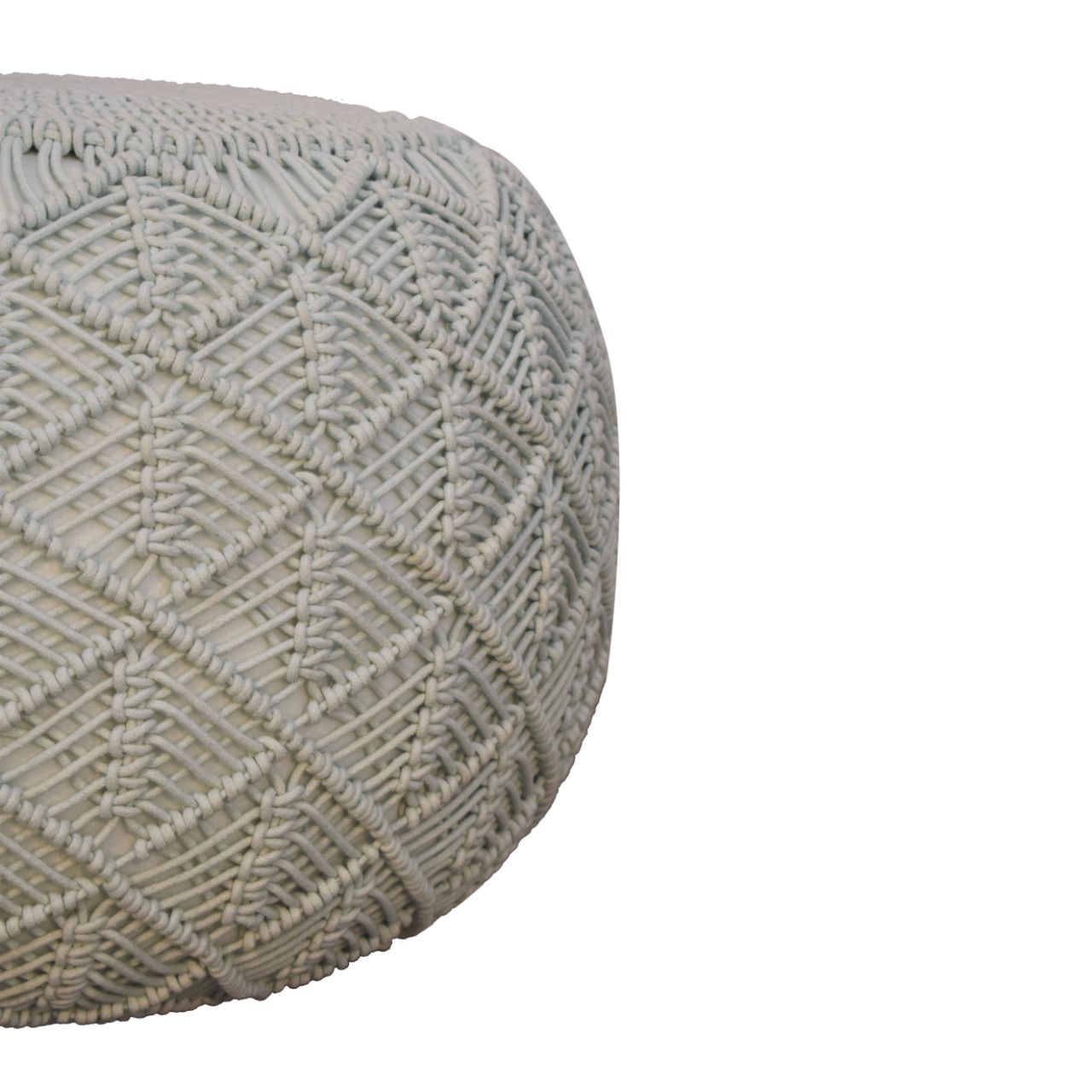 Ansley Sage Green Pouffe