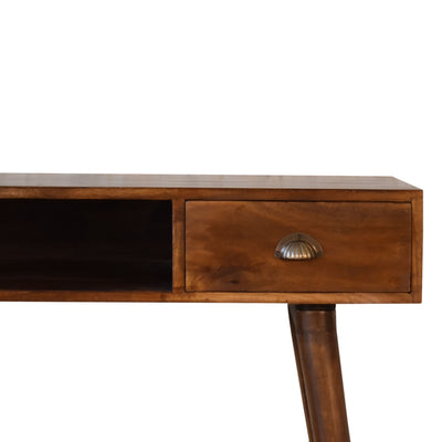 Chestnut Open Slot Writing Desk