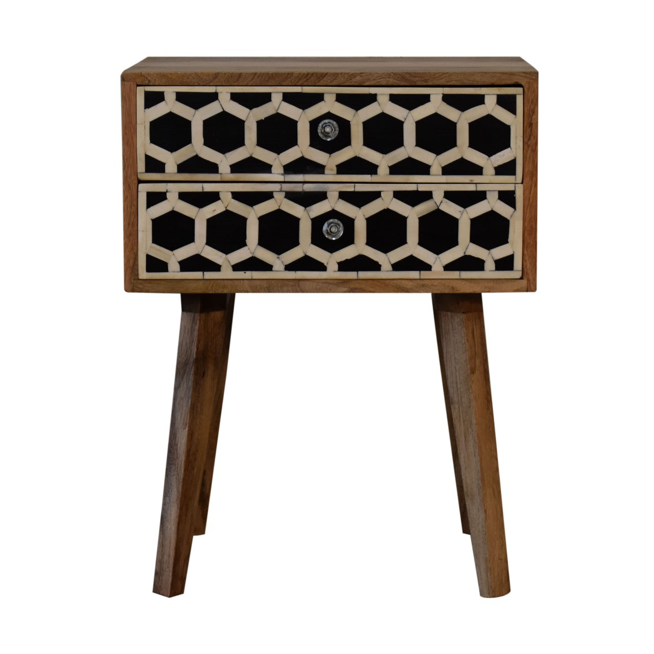 Bone Inlay Scandi Bedside