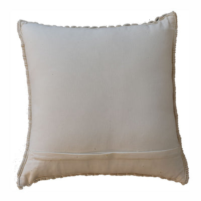 2x Knit Natural White Cushions