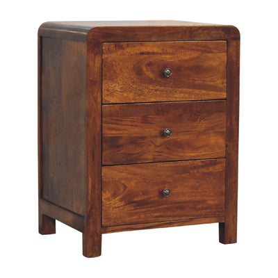 Aspen 3 Drawer Bedside