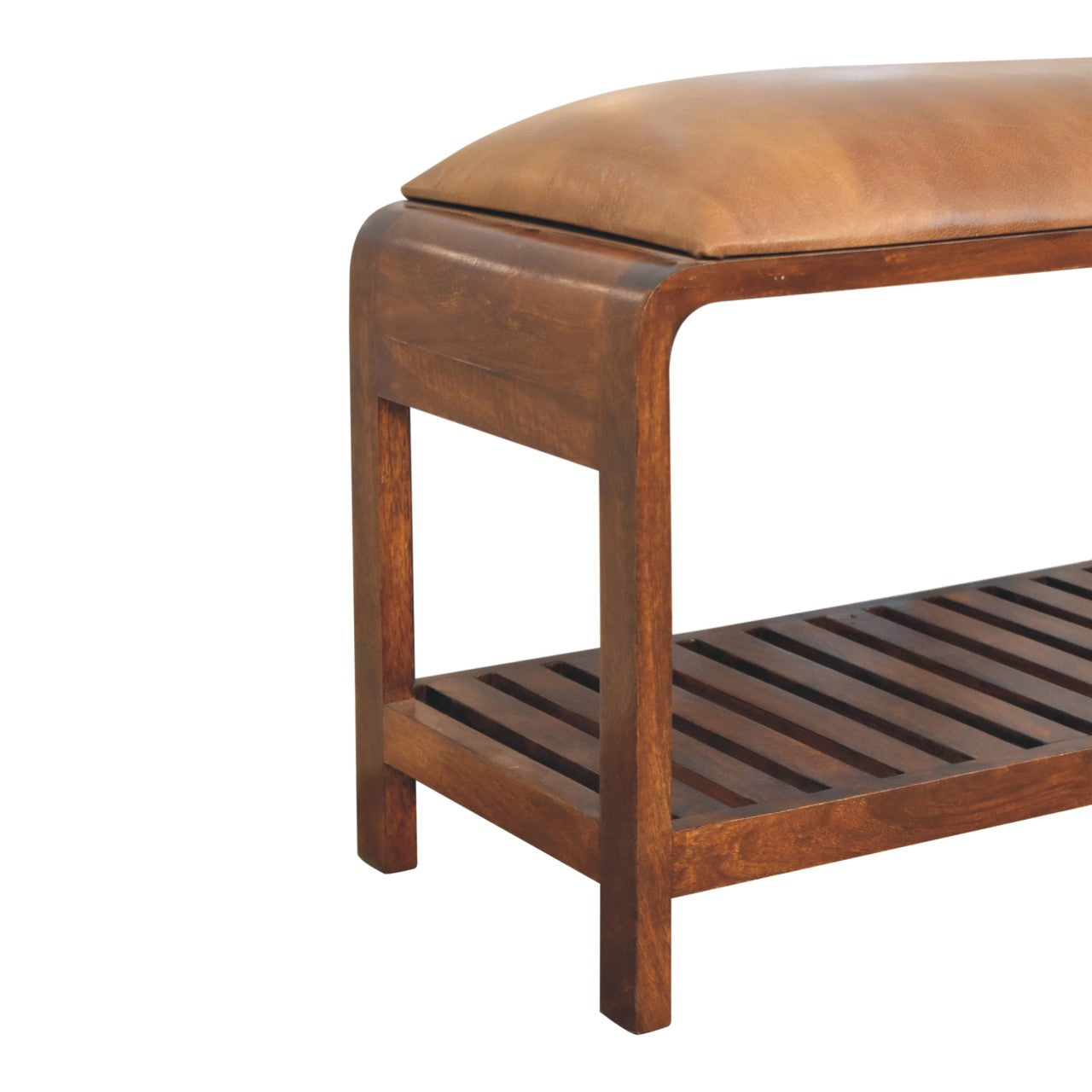 Buffalo Slatted Square Bench