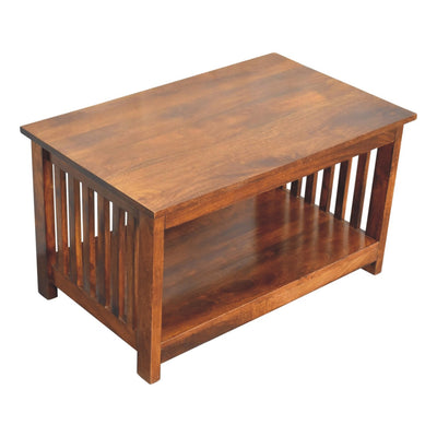 Slatted Chestnut Coffee Table