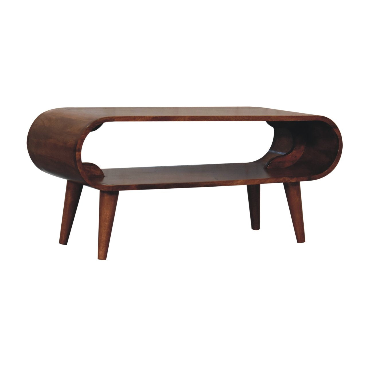 Amaya Nordic Style Honey Caramel Coffee Table