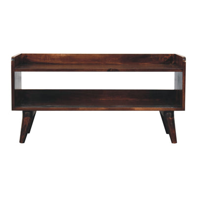 California Walnut Nordic Storage Bench