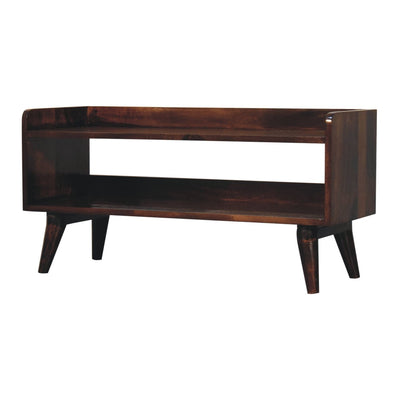 California Walnut Nordic Storage Bench