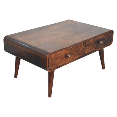 California Walnut Sonata Coffee Table