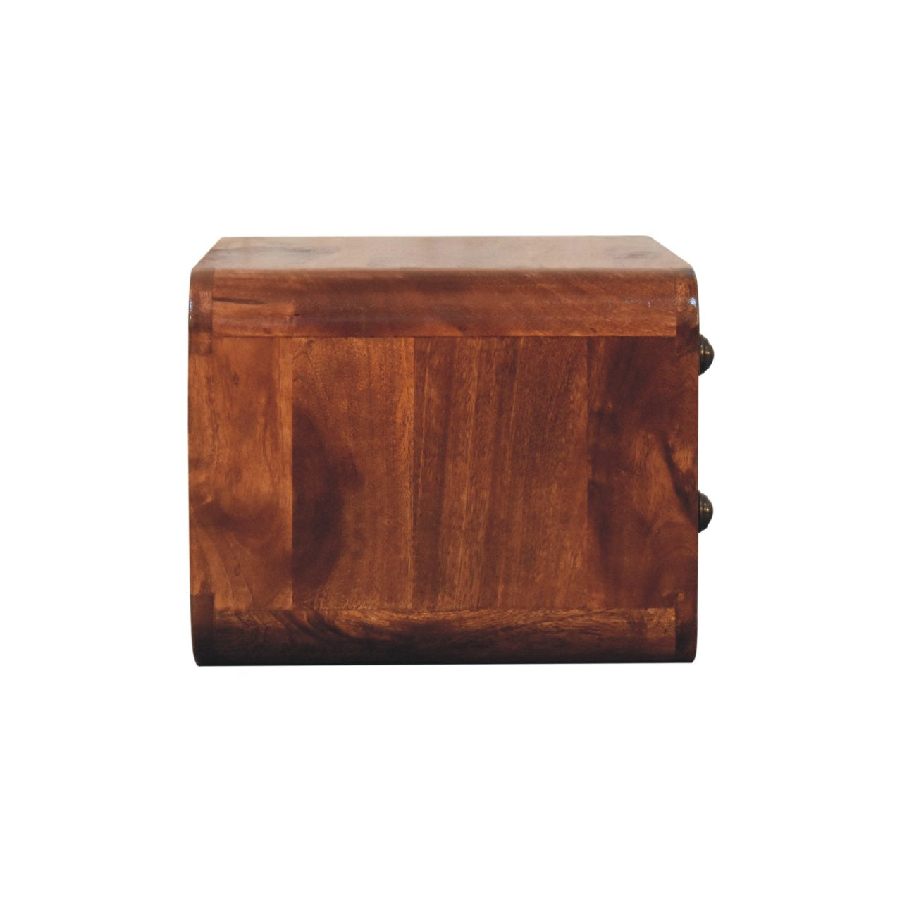 Honey Caramel 2 Drawer Floating Bedside