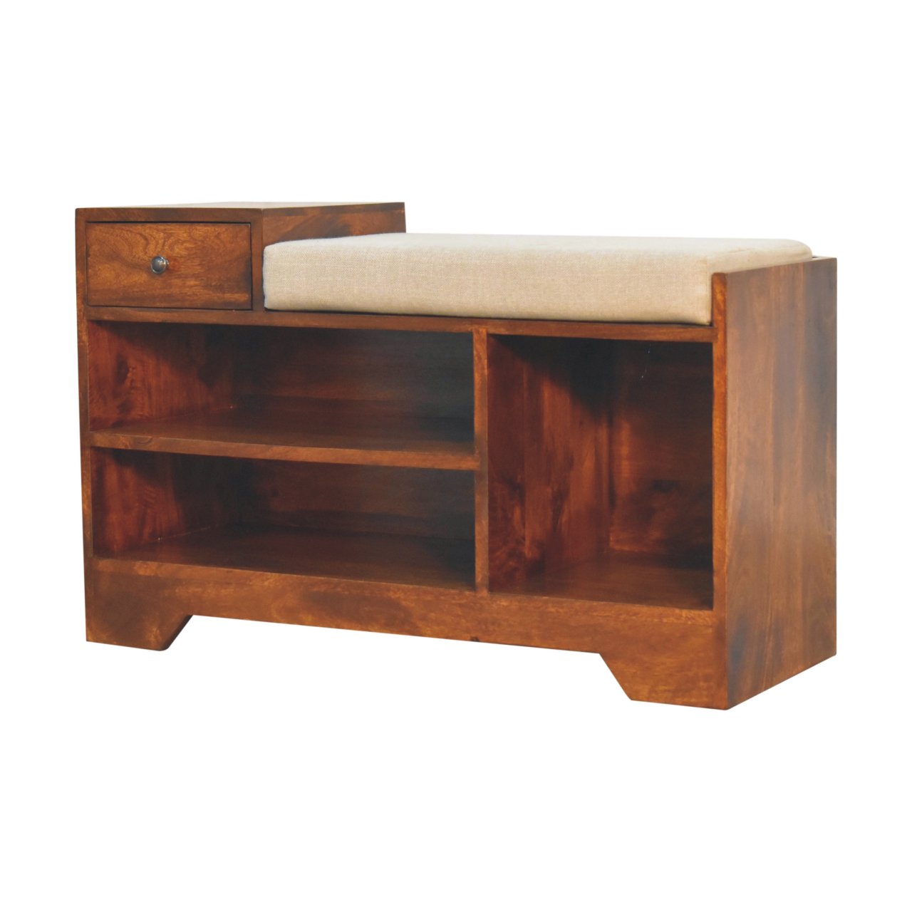 Retreat Chestnut Shoe Bench