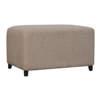 Bliss Cream Bouclé Ottoman