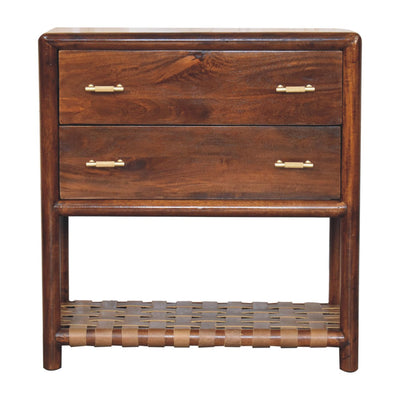 Regency Woven 2-Drawer Nightstand