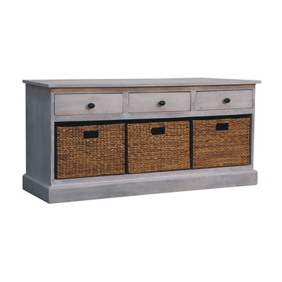 Acid Wash Basket Storage Cabinet