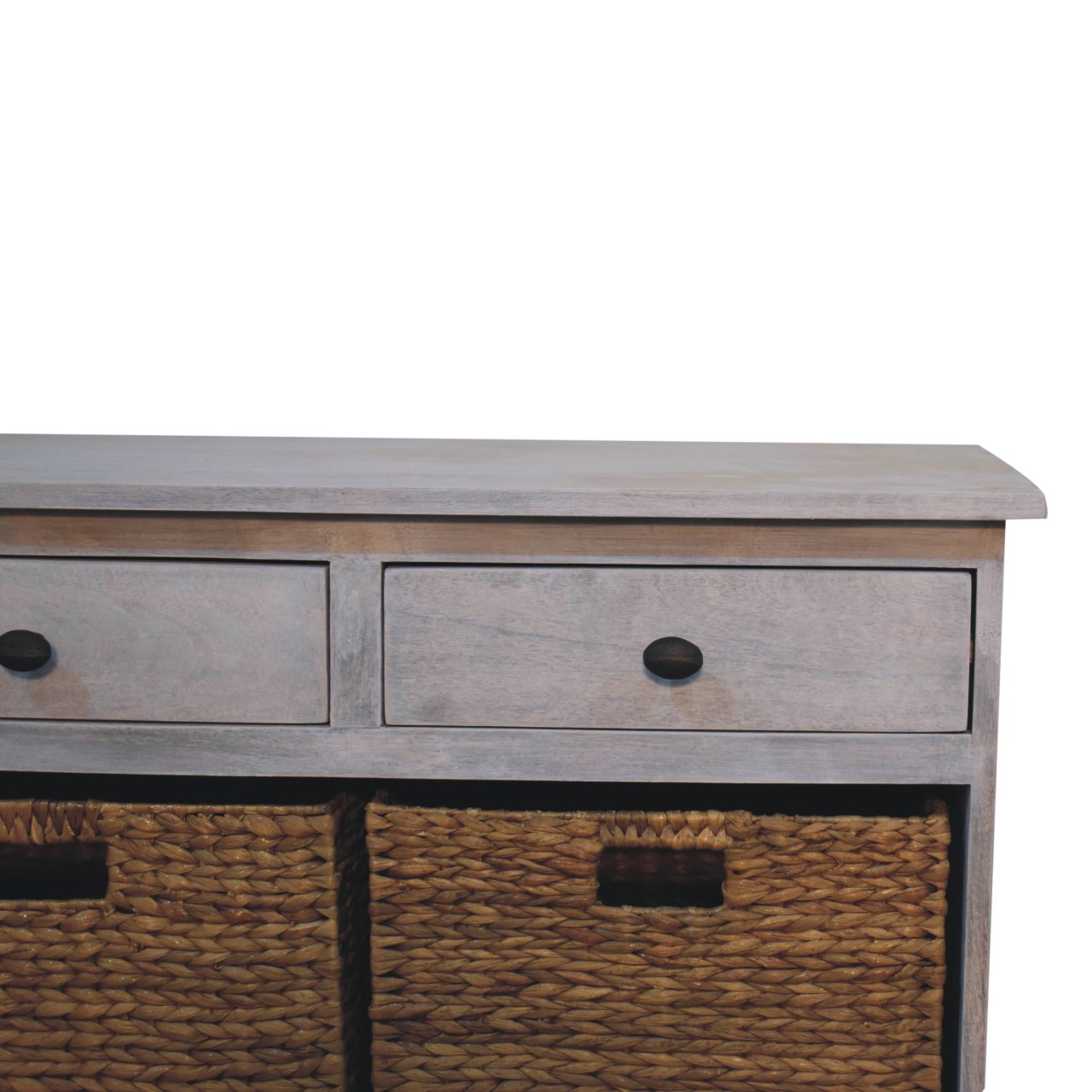 Acid Wash Basket Storage Cabinet