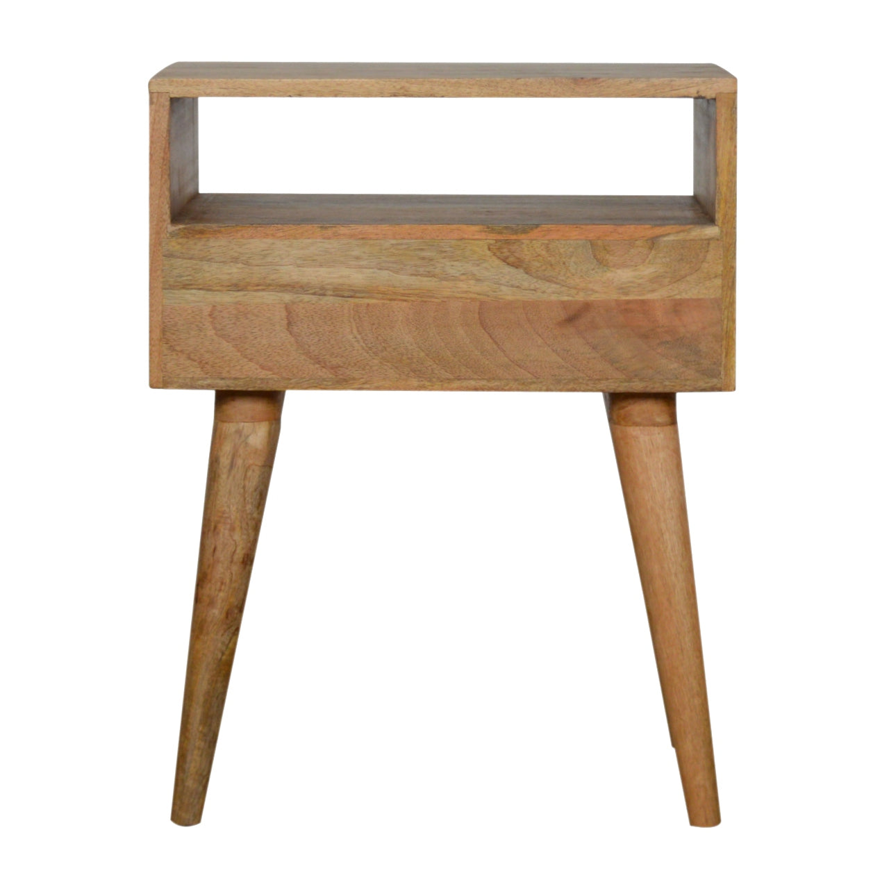 Assorted Oak-ish Open Slot Bedside