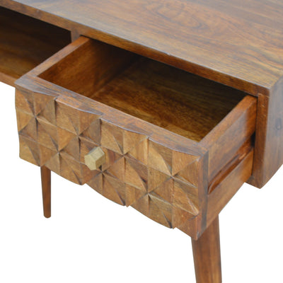 Chestnut Diamond Writing Desk