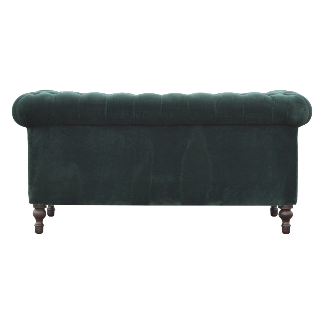 Emerald Green Velvet Chesterfield sofa