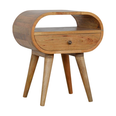 Circular Open Slot Bedside