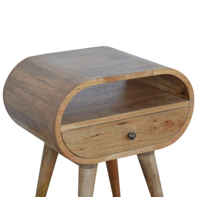 Circular Open Slot Bedside