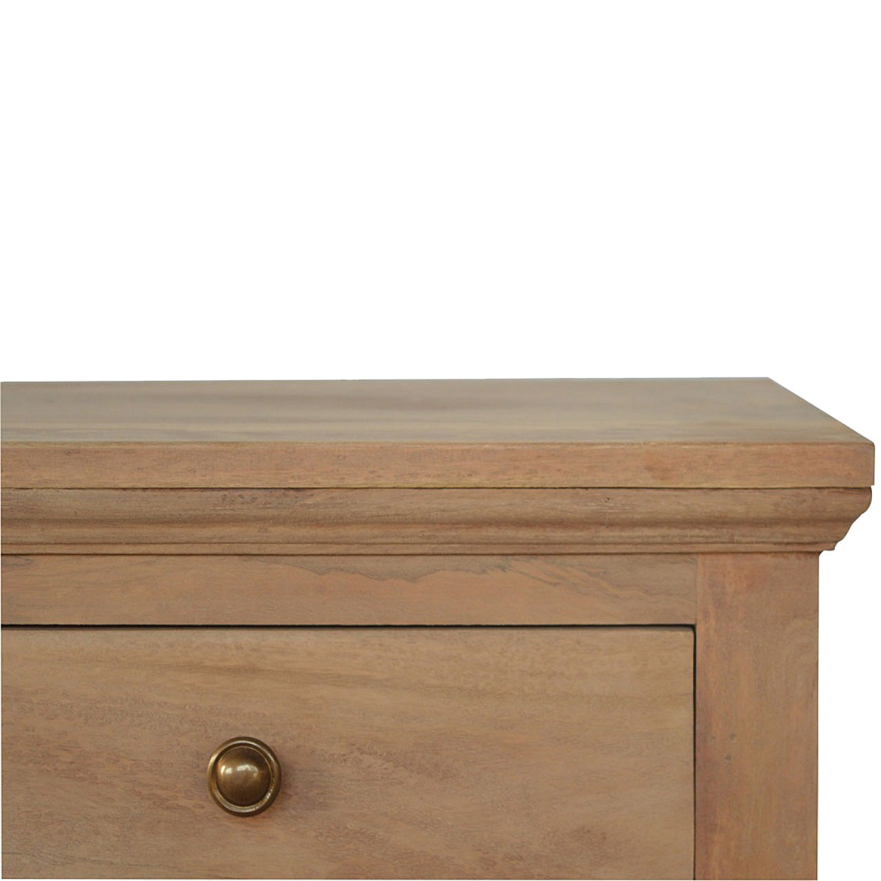 3 Drawer Mango Wood Bedside Table