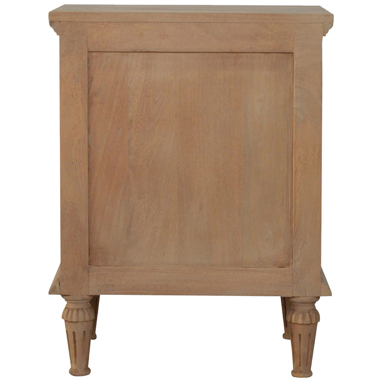 3 Drawer Mango Wood Bedside Table