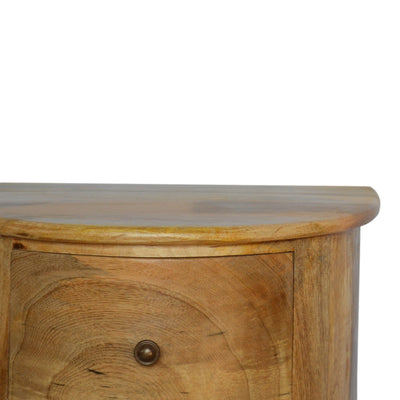 3 Drawer Serpentine Drum Chest