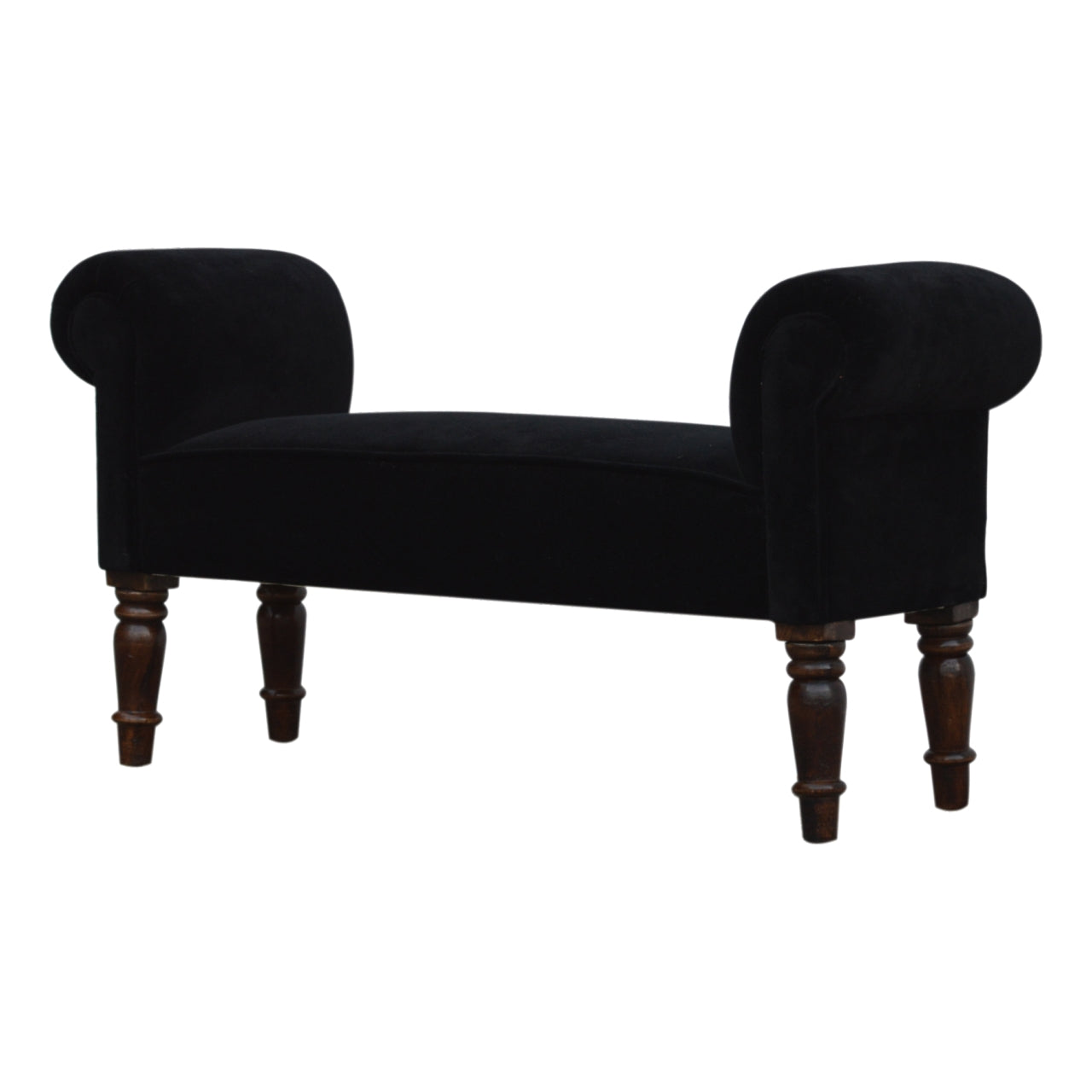 Black Velvet Bench